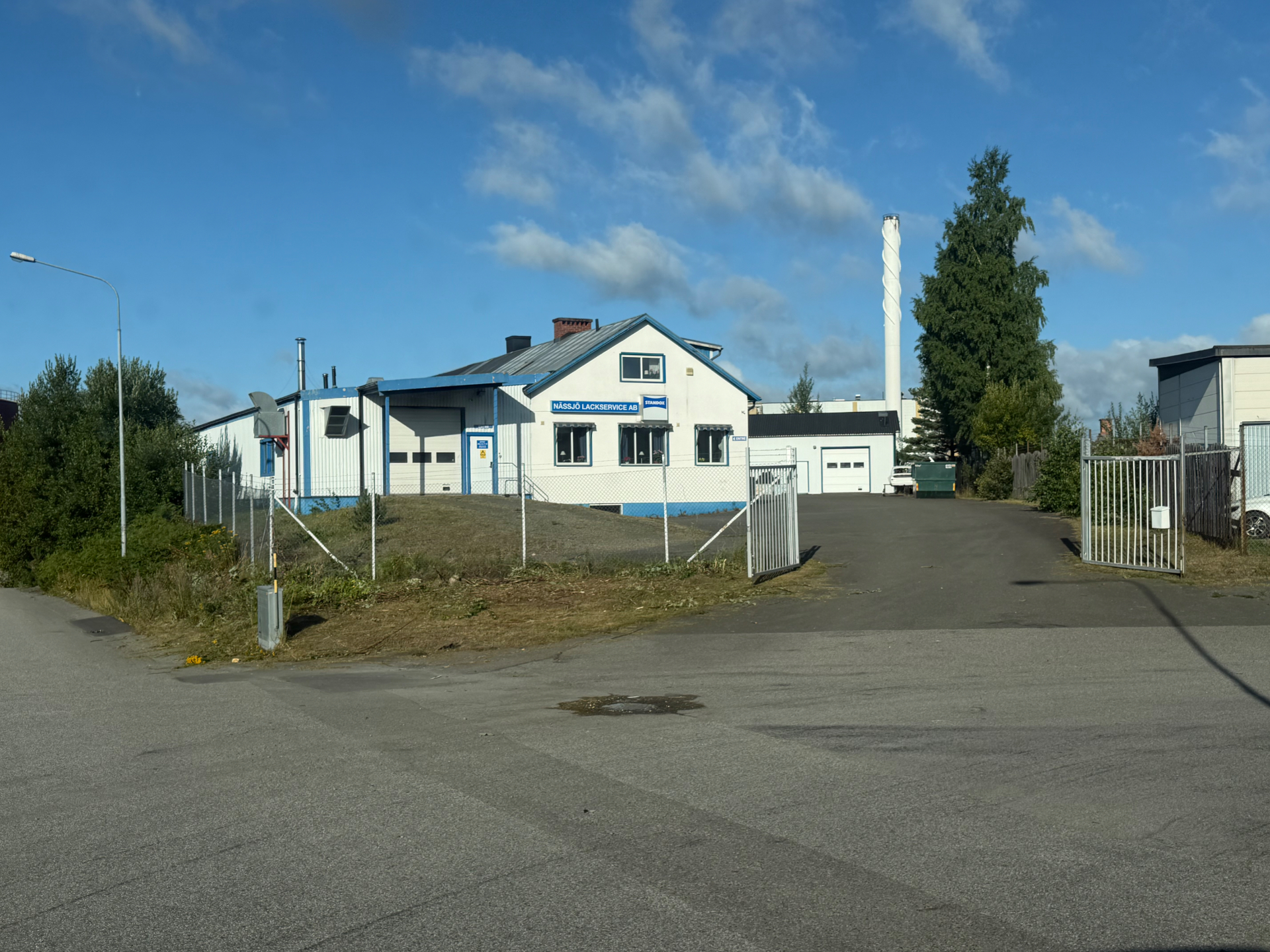 Nässjö Lackservice AB verkstad på Höregatan 12